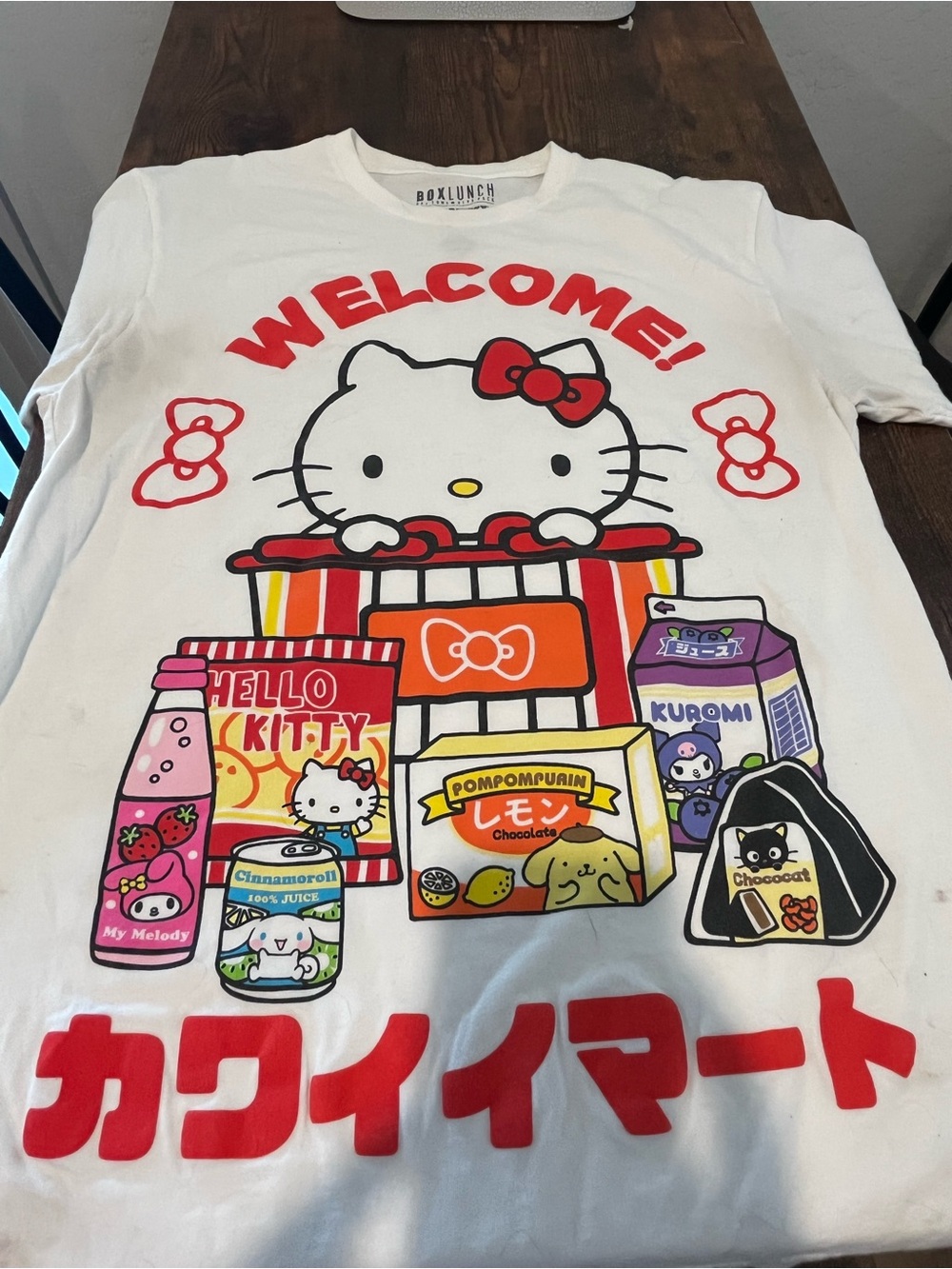 LOT OF 5 Sanrio Hello Kitty Kuromi My Melody Sweatshirts Tees PJ Set BoxLunch